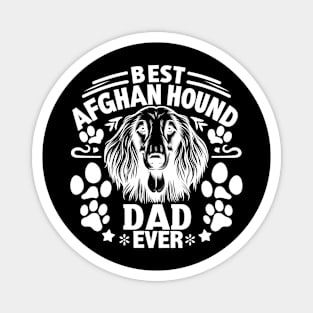 Best Afghan Hound Ever Funny Quote Vintage Dad Lover Magnet